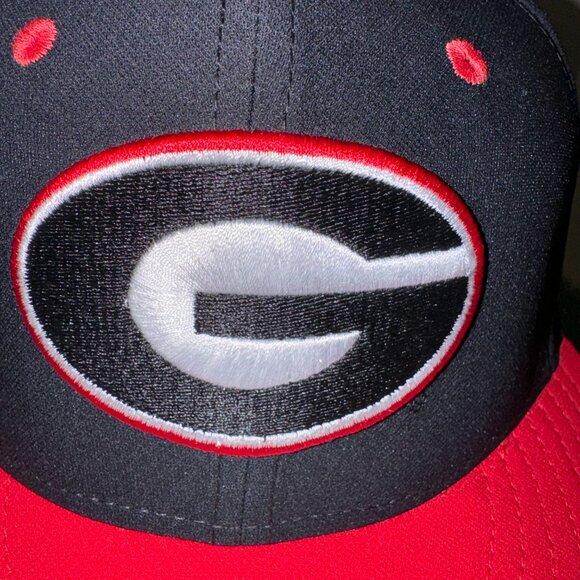 Nike UGA Dawgs Georgia Bulldogs Baseball Team Issued Fitted Cap Hat Black - Picture 3 of 15